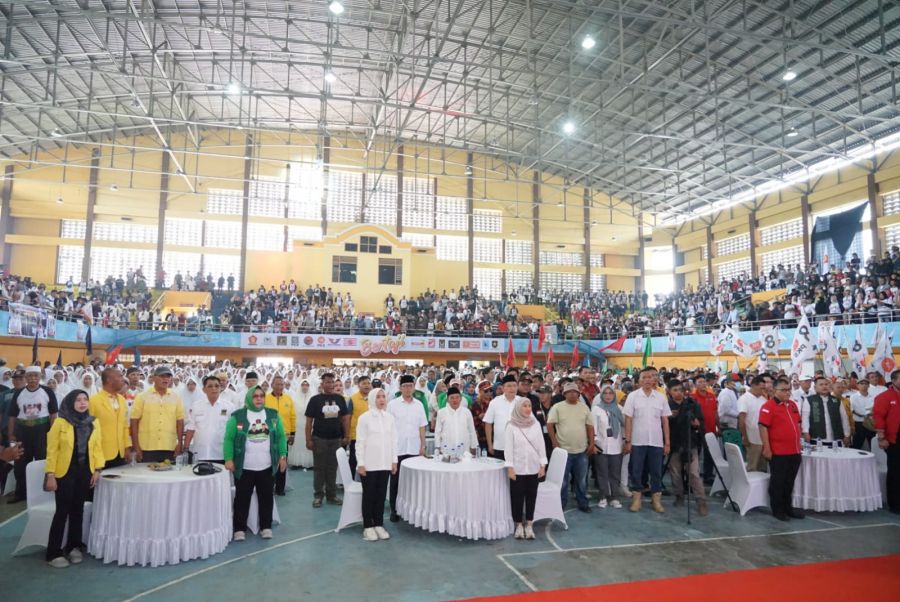 Ribuan Masyarakat OKU Sangat Antusias Hadiri Deklarasi “BERTAJI”